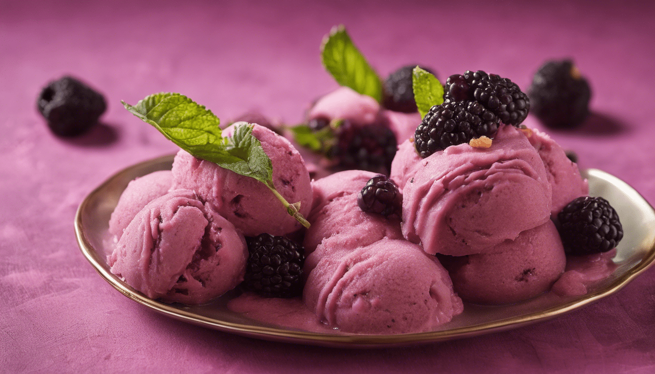 mulberry sorbet