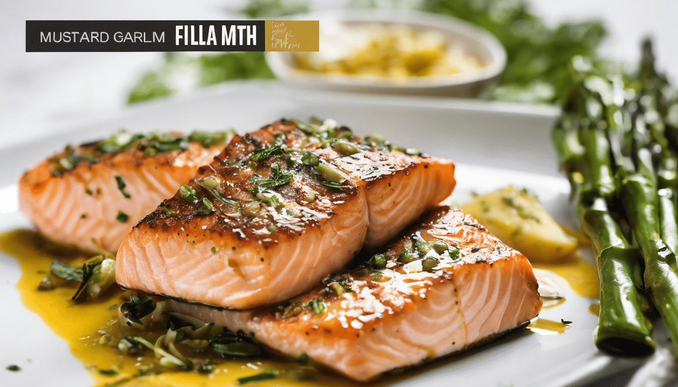 Mustard-Garlic Salmon Fillets