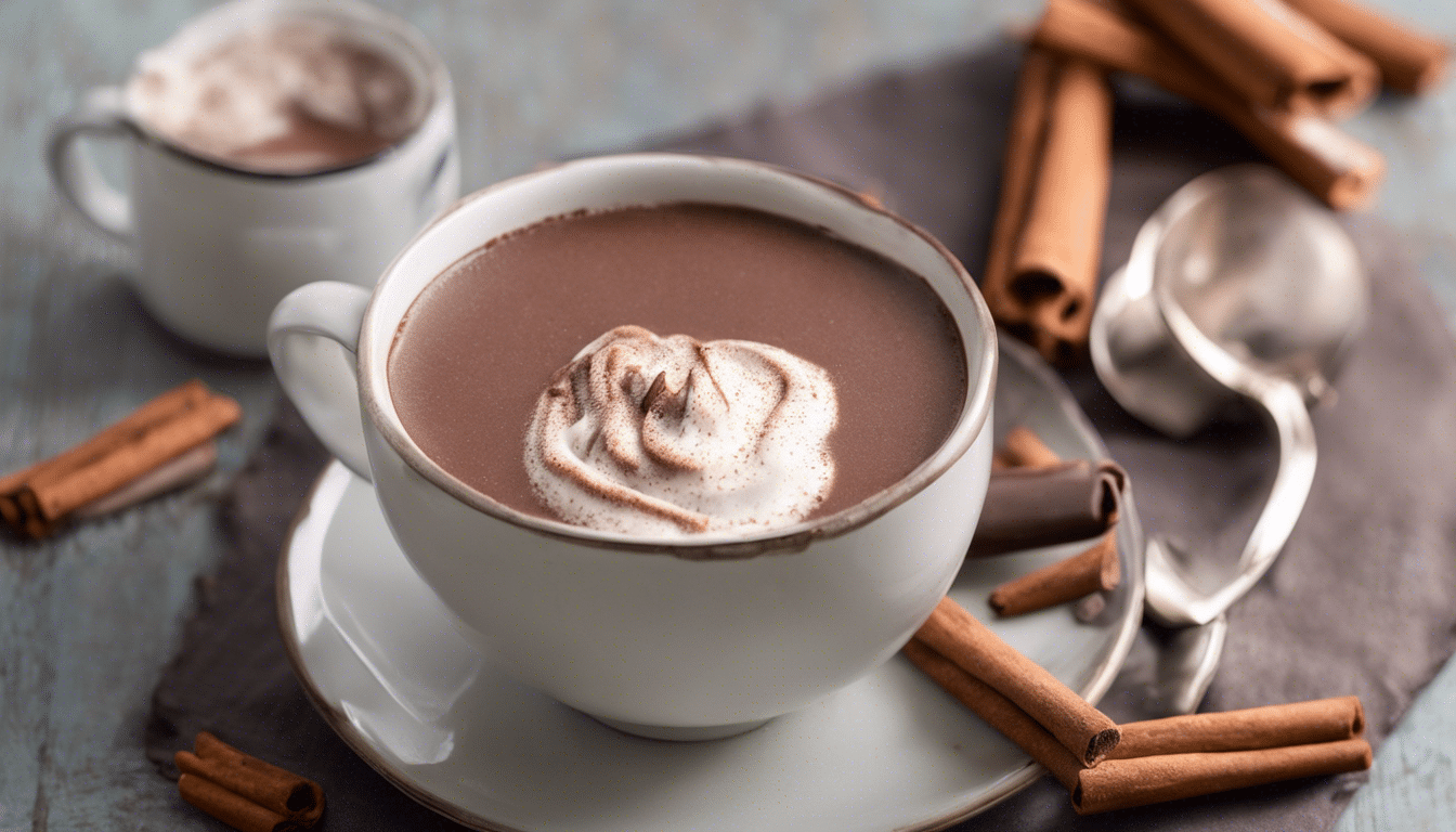 Myrtle Cinnamon Infused Hot Chocolate