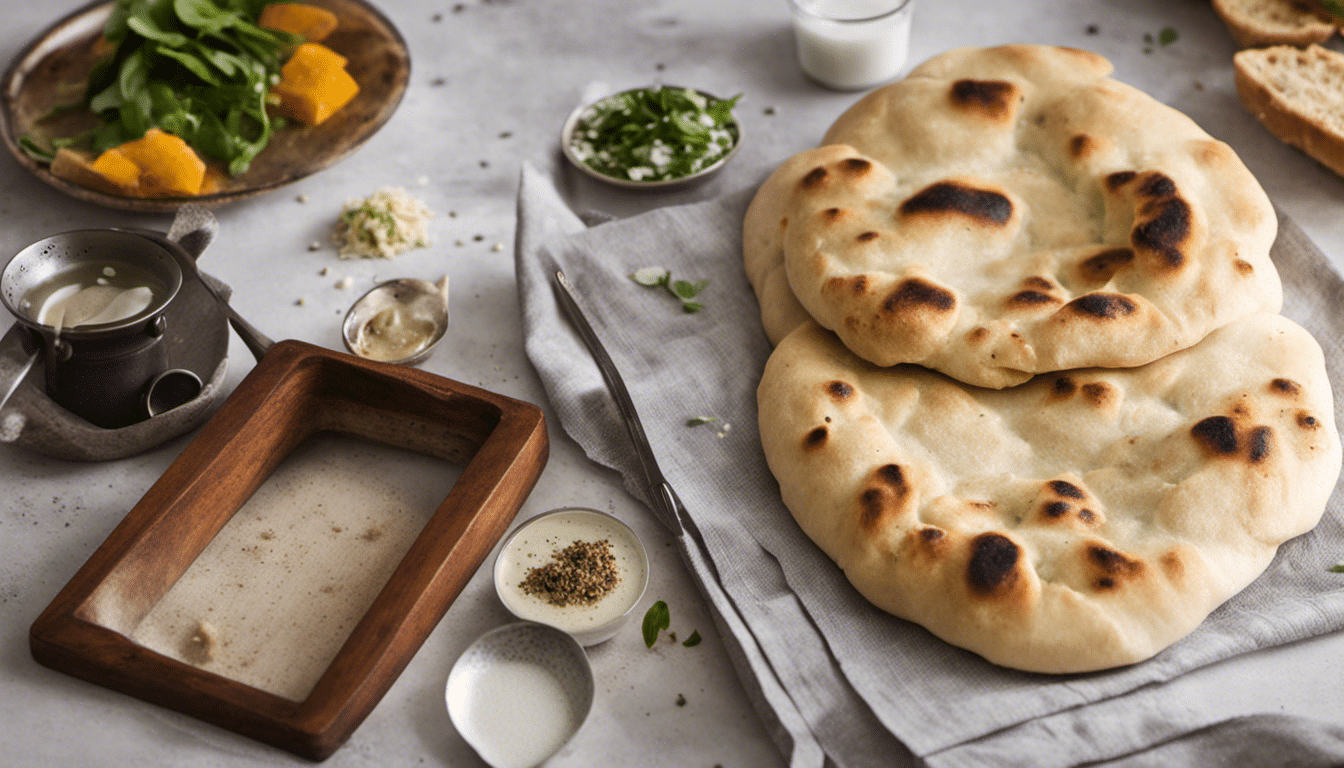 A mouthwatering image of Naan