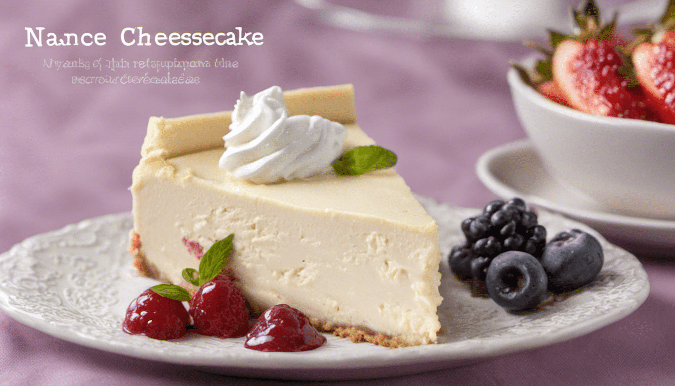 Nance Cheesecake