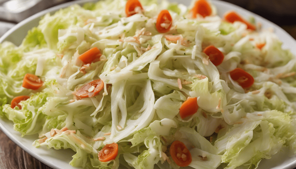 Napa Cabbage Slaw