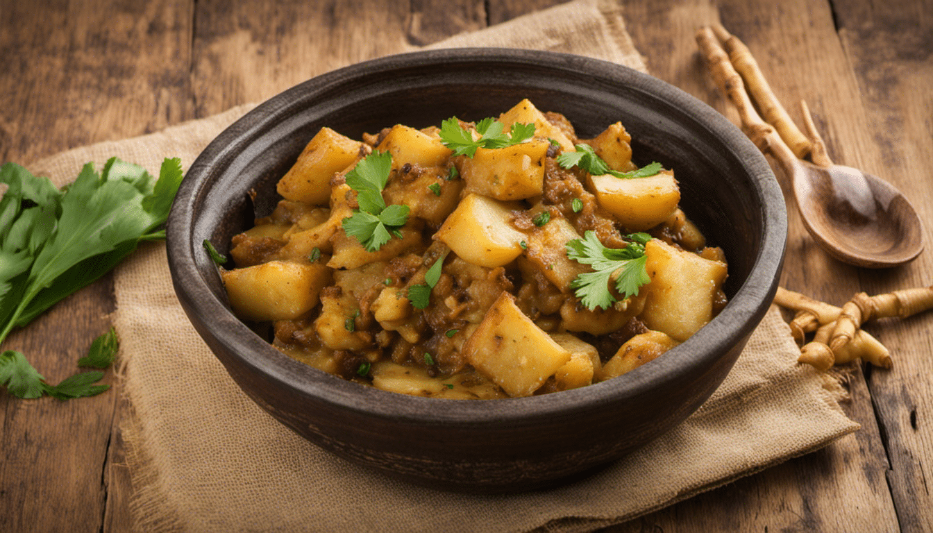 Nepali Style Aloo Tama