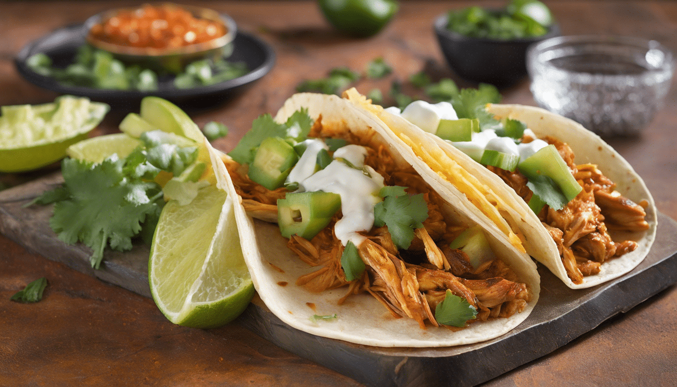 New Mexico Chile Chicken Tacos