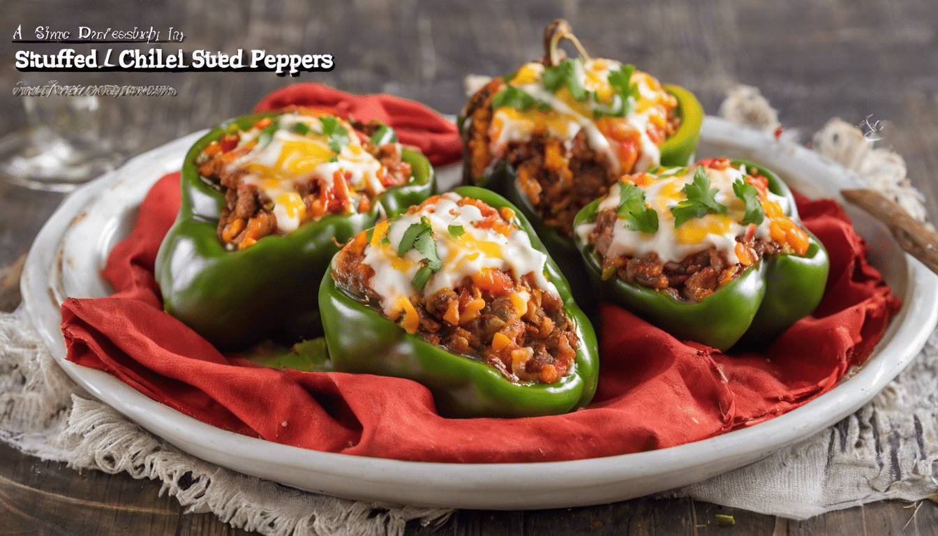 New Mexico Chile Stuffed Peppers