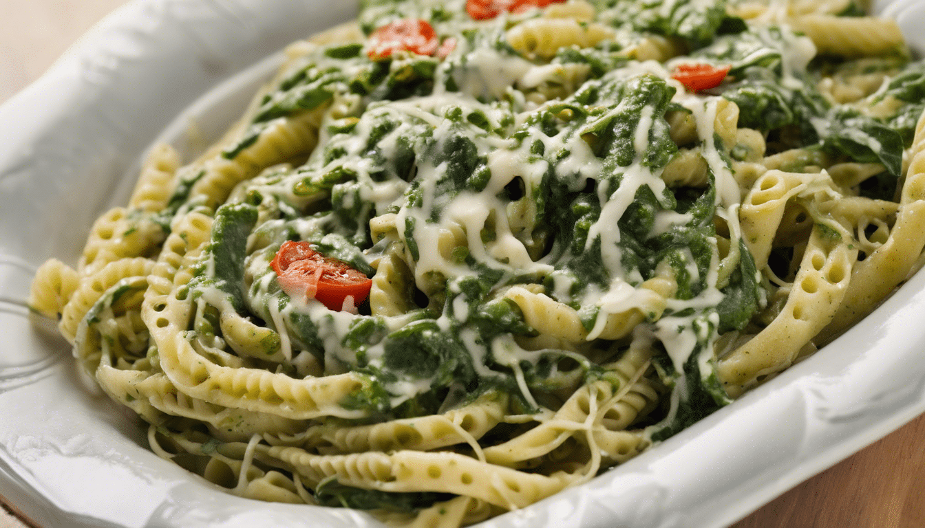 New Zealand Spinach Pesto Pasta