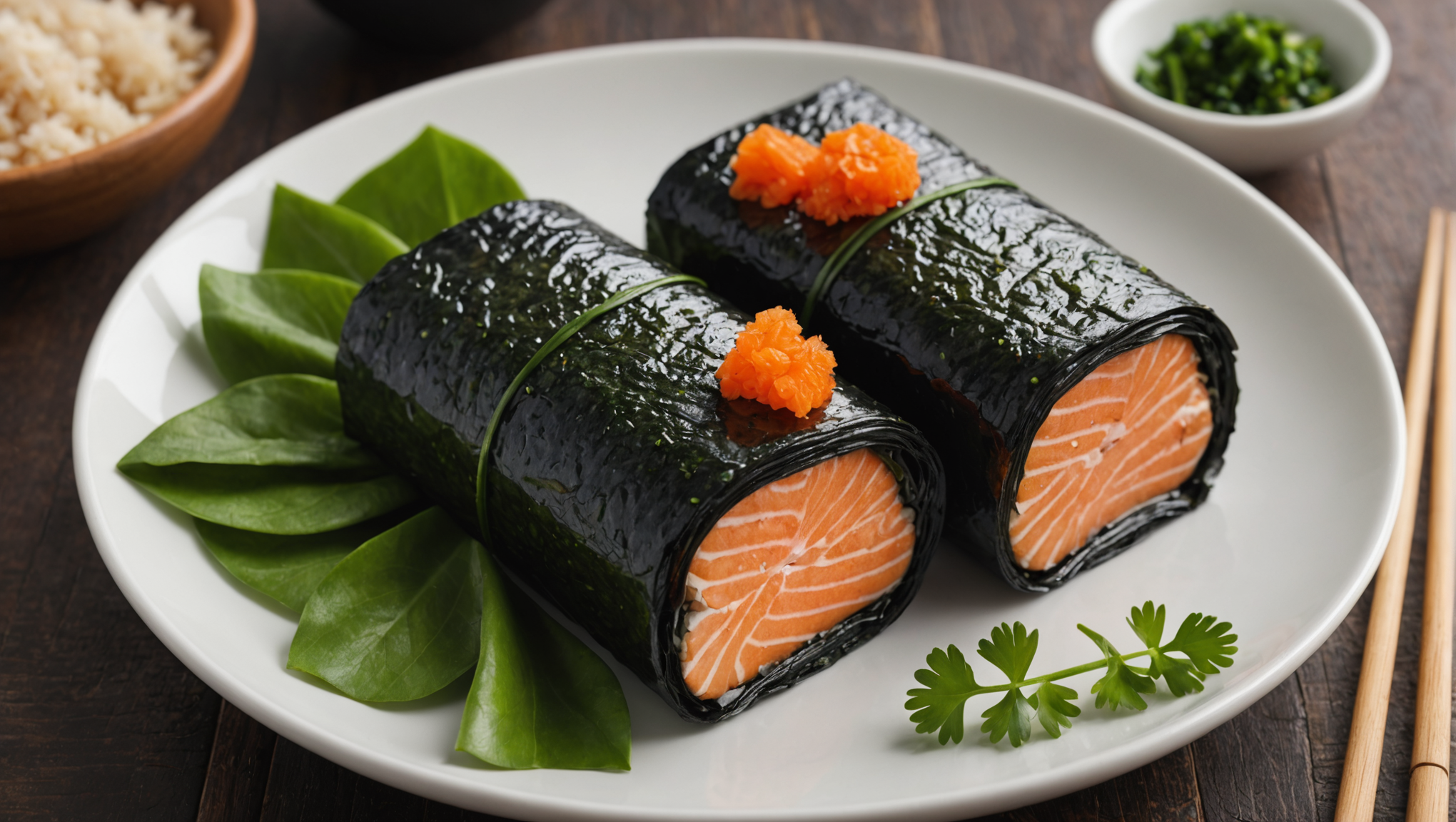 Nori Wrapped Salmon