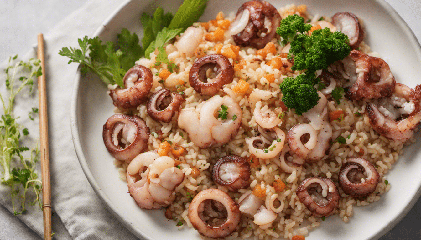 Octopus Rice Dish