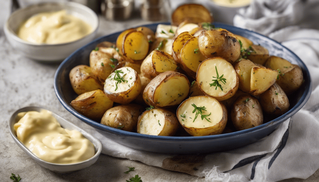 Oven Roasted Potatoes with Aioli