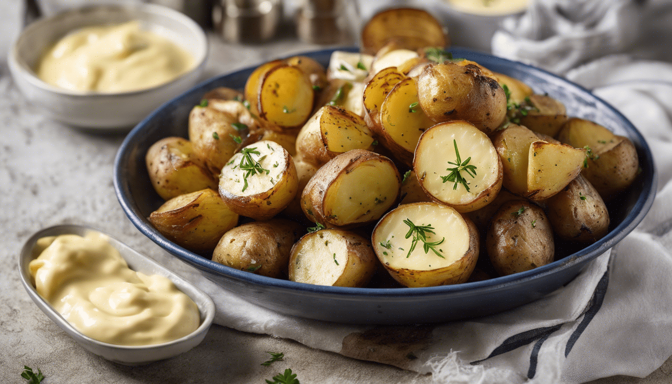Oven Roasted Potatoes with Aioli