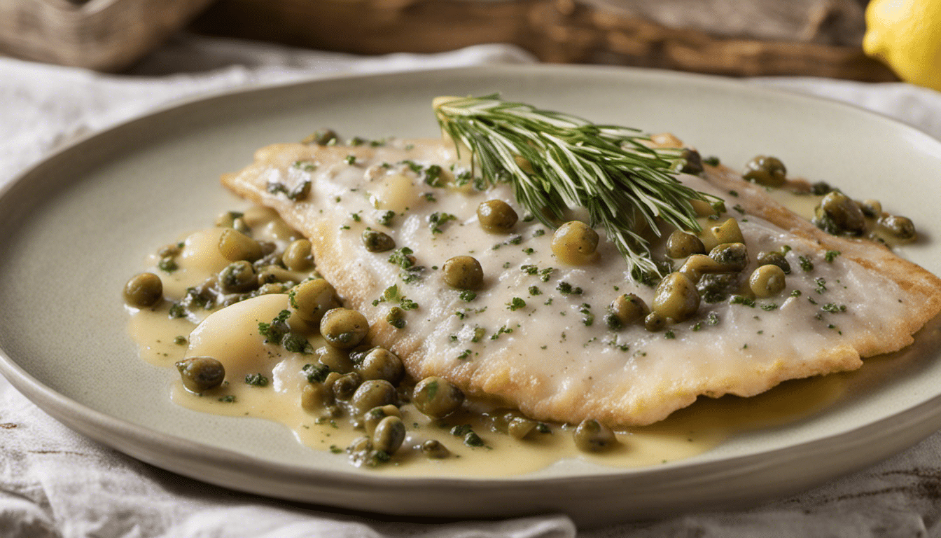 Pan-Fried Plaice with Caper and Lemon Sauce