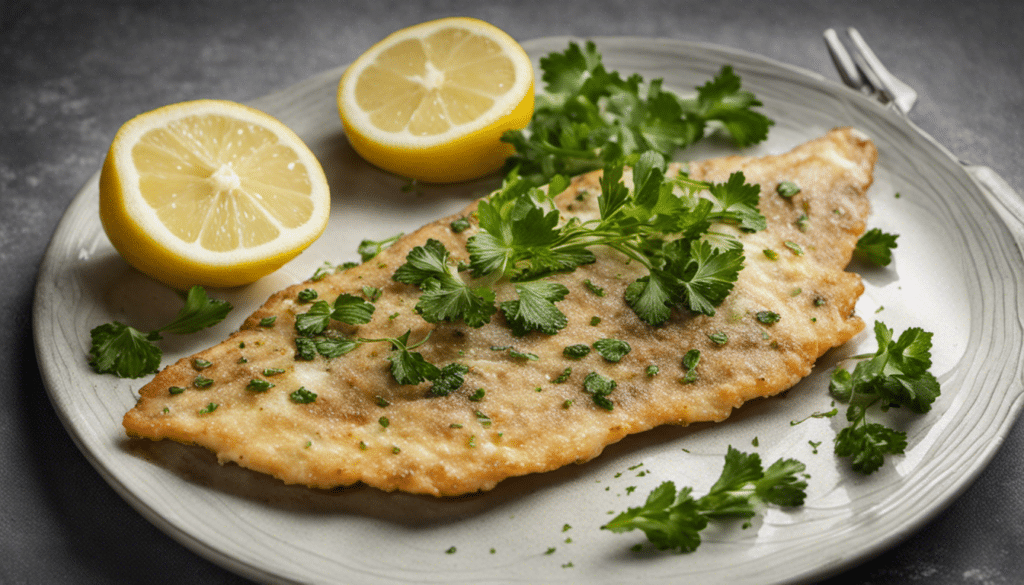 Pan-Fried Plaice with Lemon and Parsley