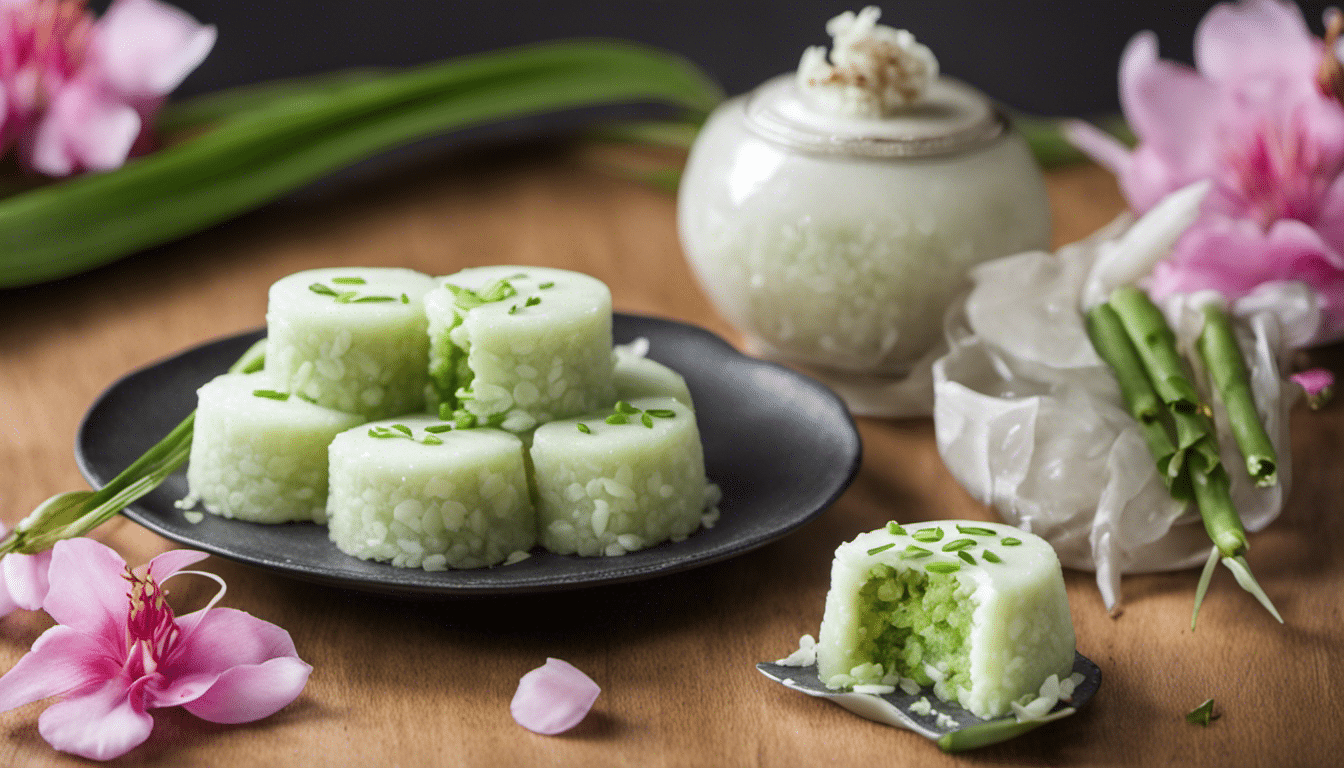 Pandan-Flower-Rice-Cake