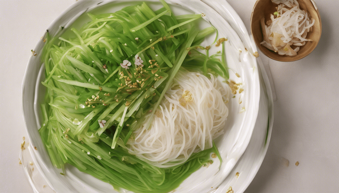 Pandan Flower Rice Noodles