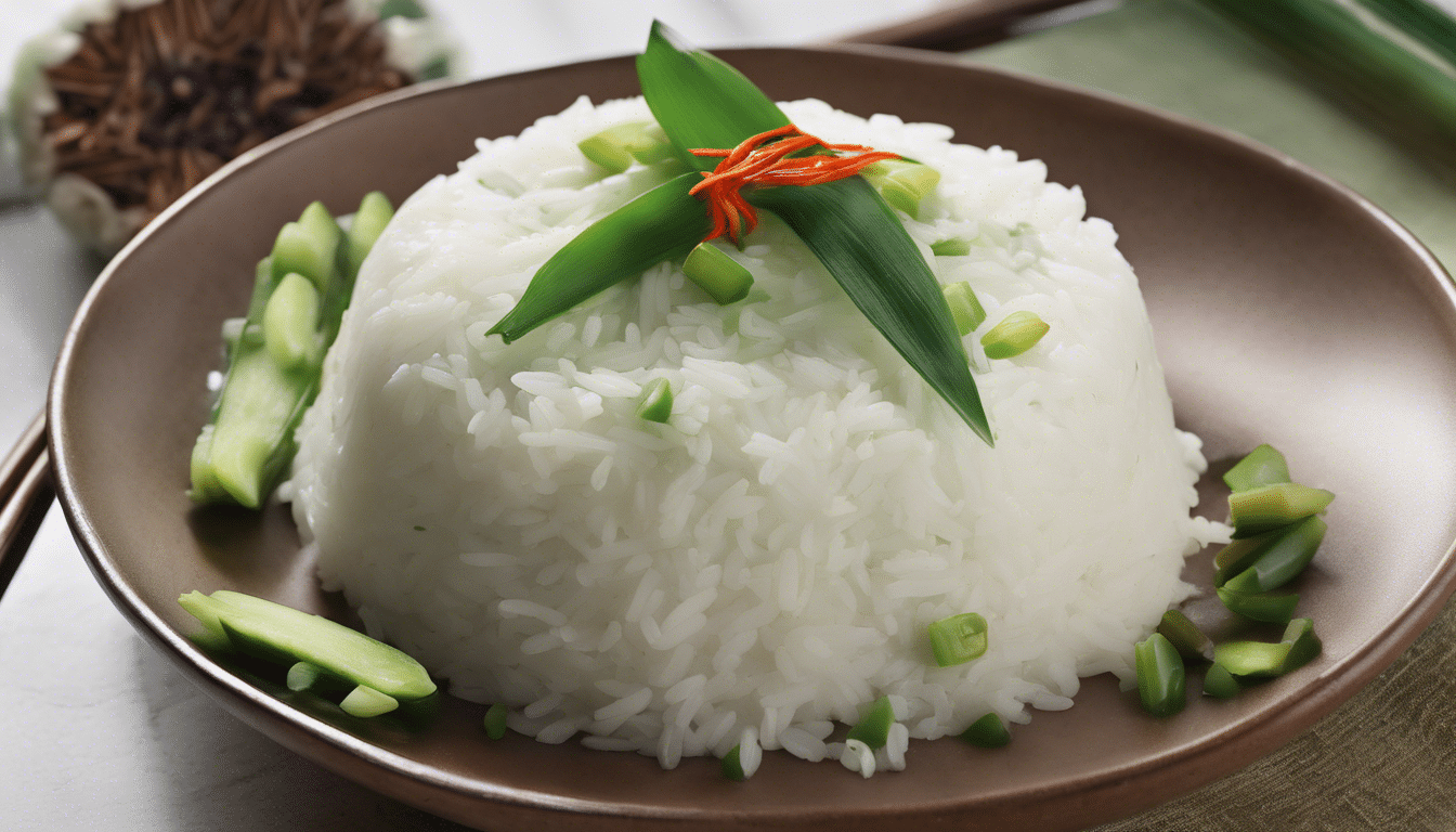Pandan and Coconut Milk Rice