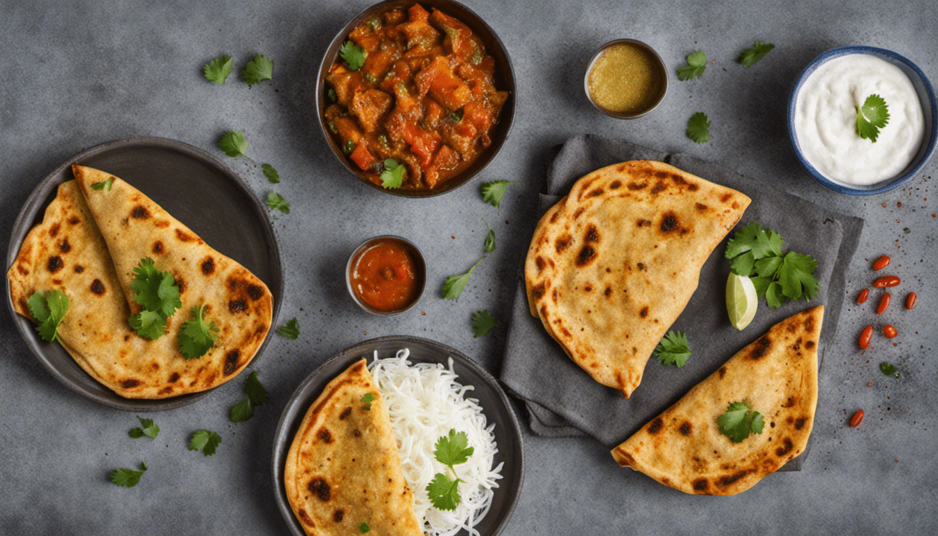 Paneer Jalfrezi Paratha