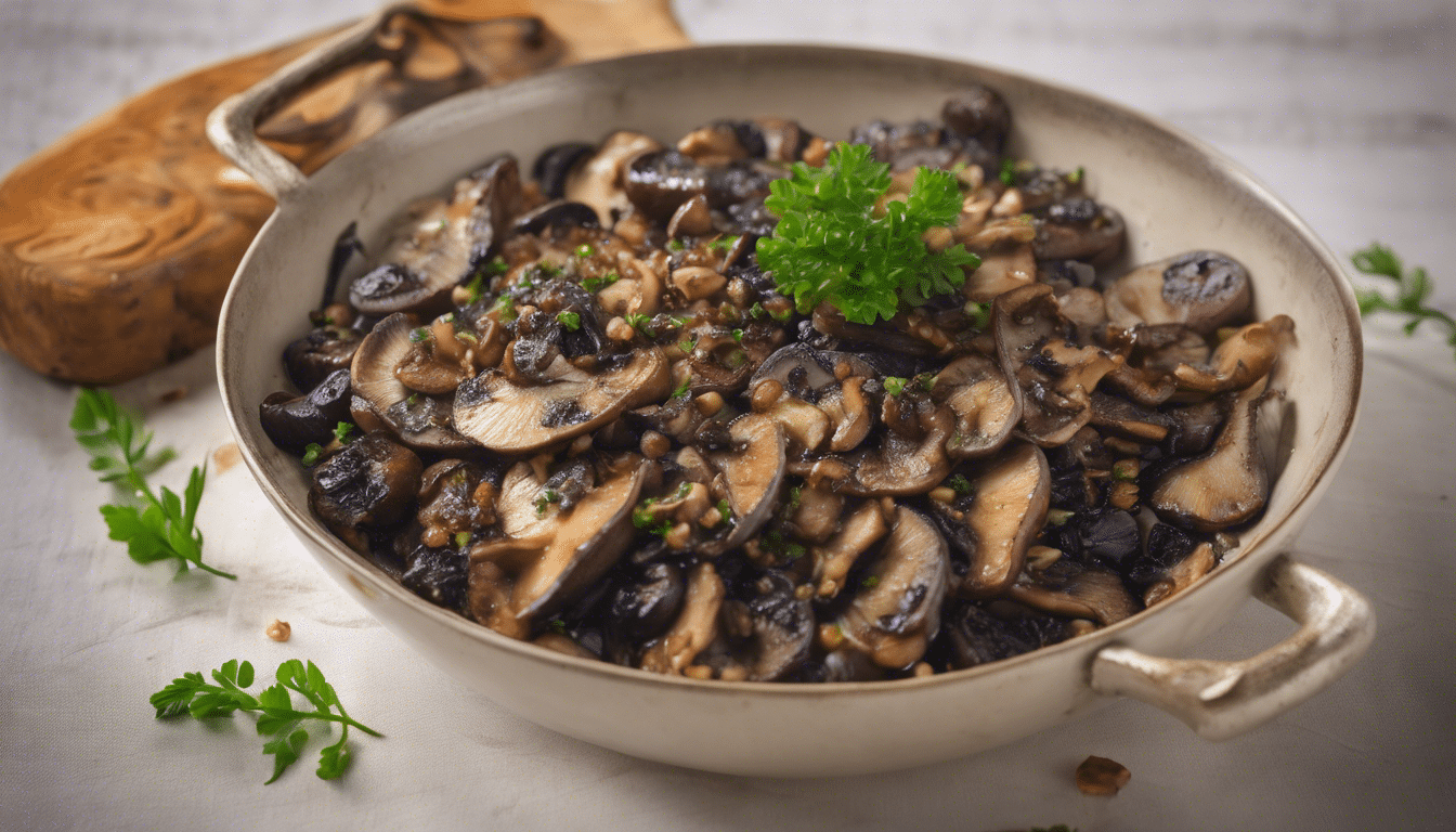 Pan-roasted Spiny Amaranth with Mushroom - Your Gourmet Guru