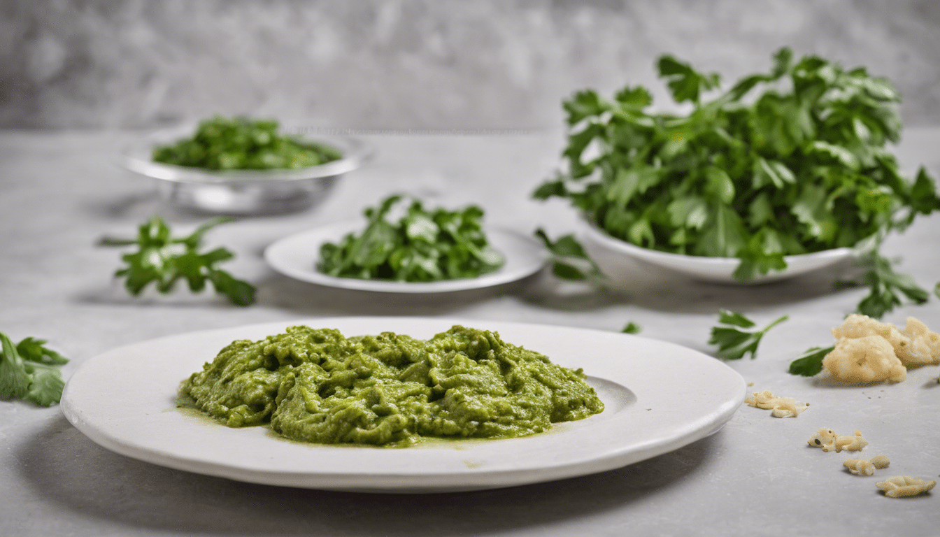 Papalo and Cilantro Pesto