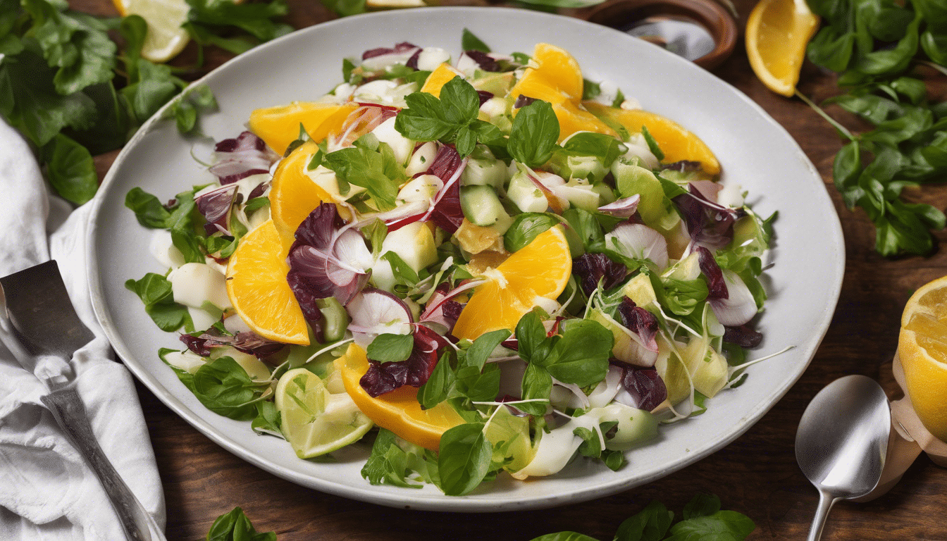 Papalo and Citrus Salad