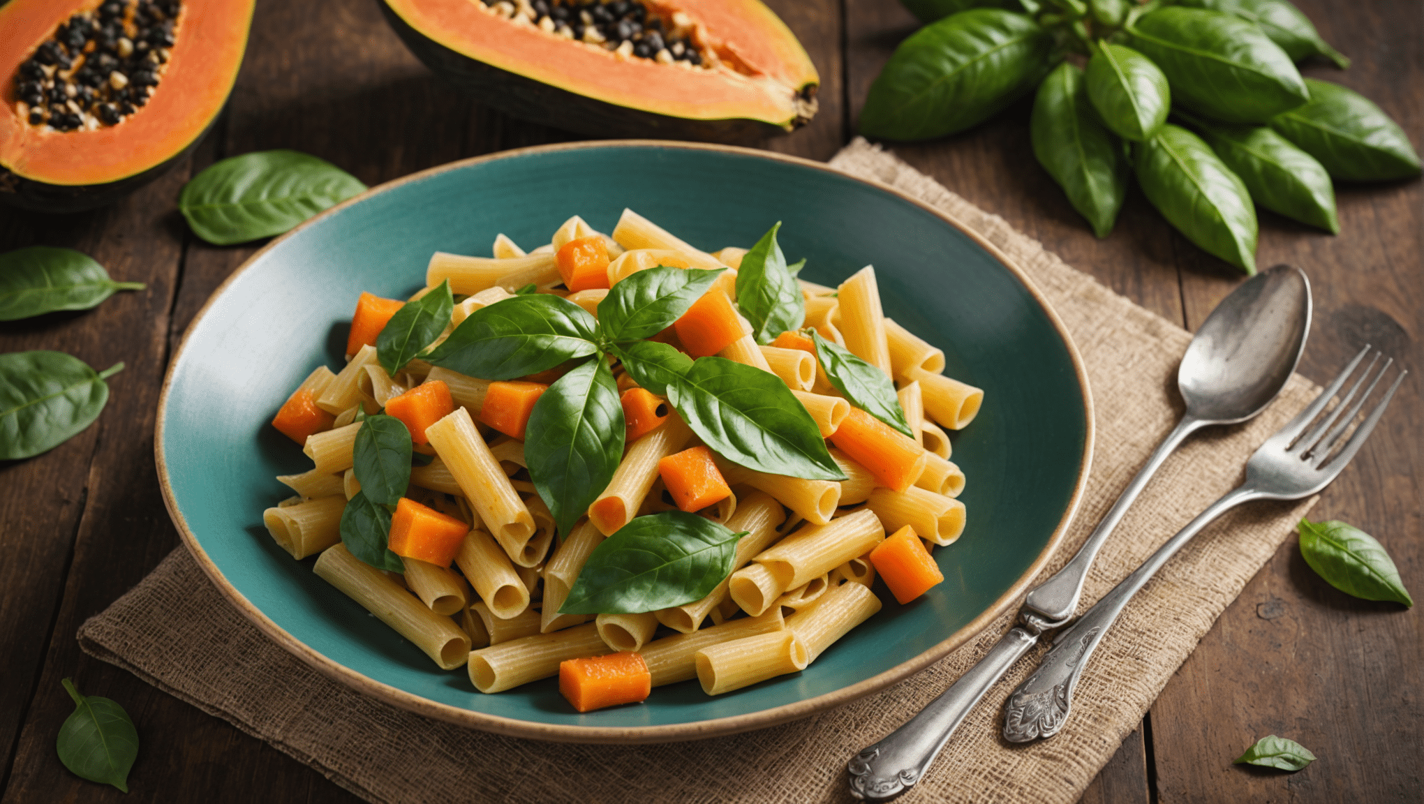 Papaya Leaf Pasta