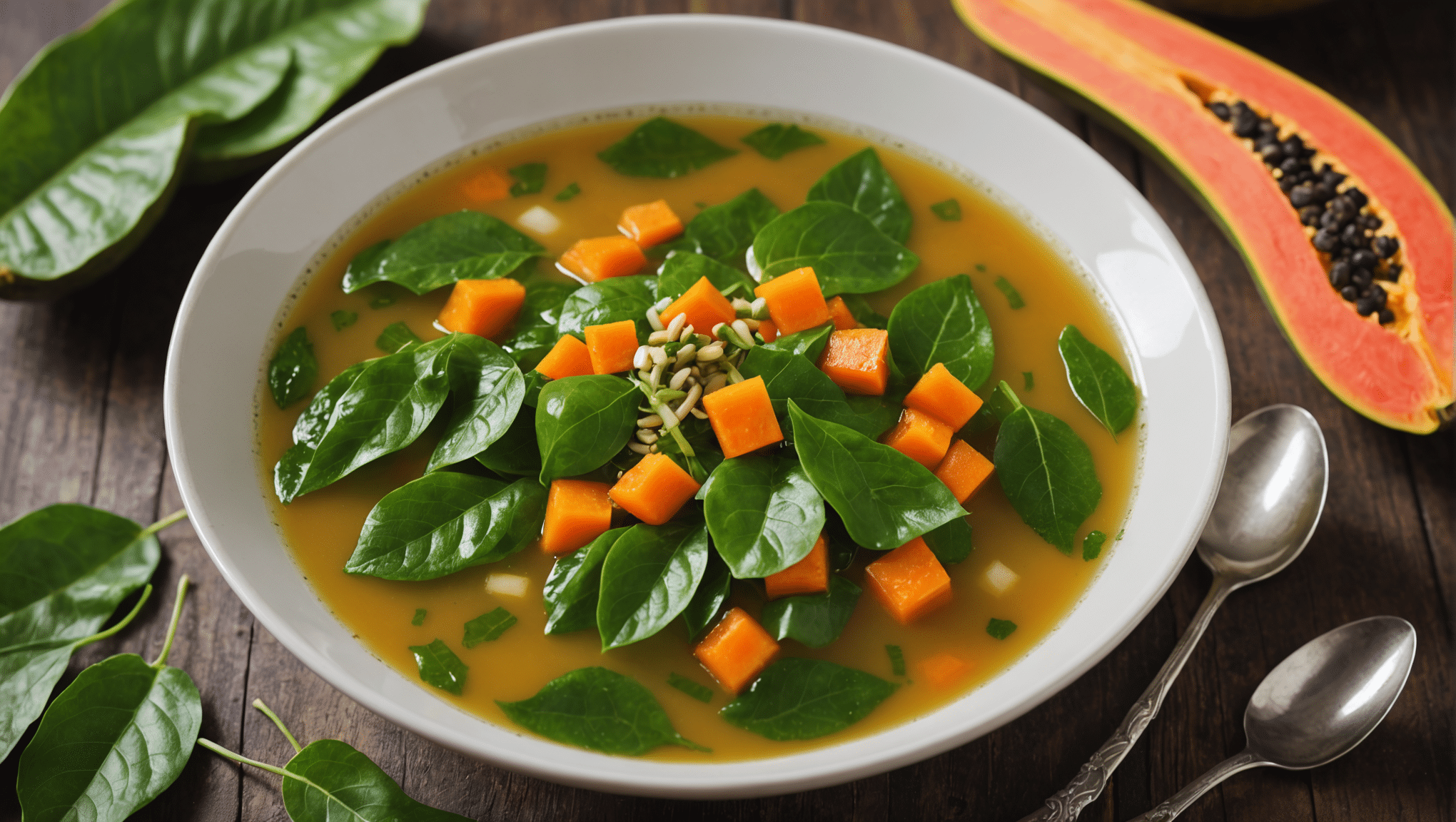 Papaya Leaves Soup