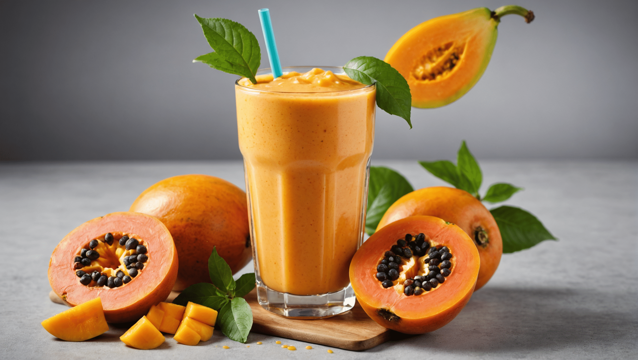 Papaya Mango Smoothie