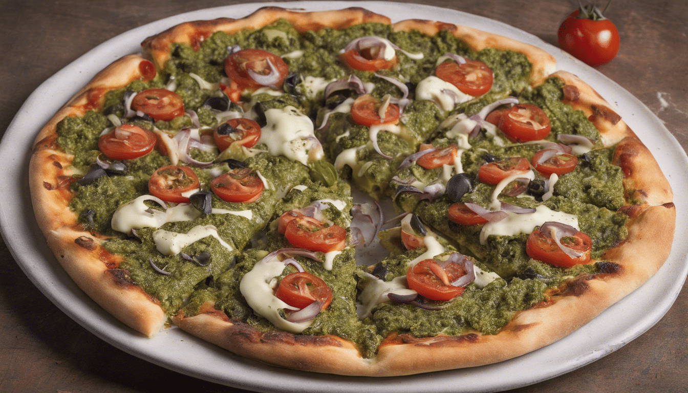 Paracress Pesto Pizza