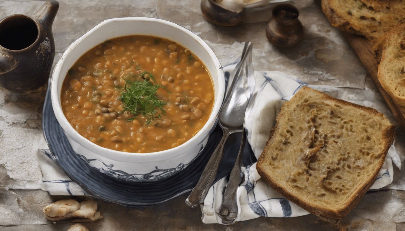 Paracress and Lentil Soup