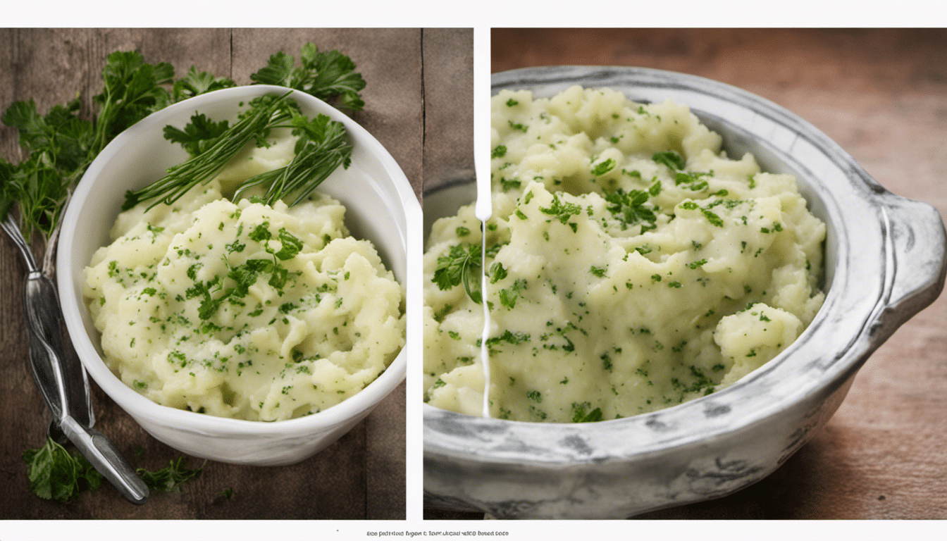 Parsley and Chive Mashed Potatoes