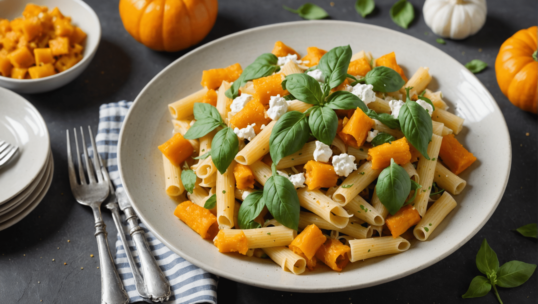 Pasta with Squash Blossoms and Ricotta