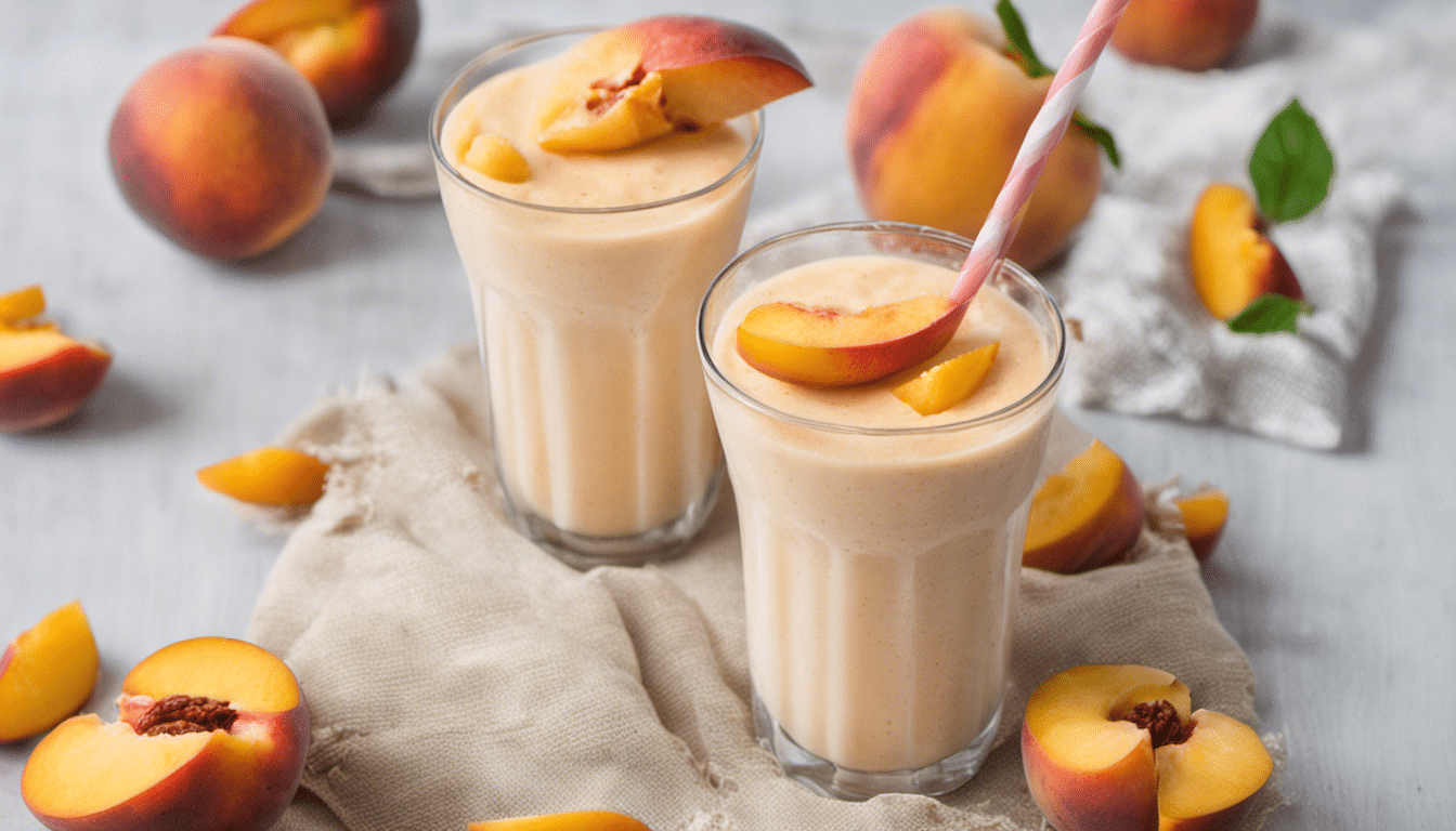 Peaches and Cream Smoothie