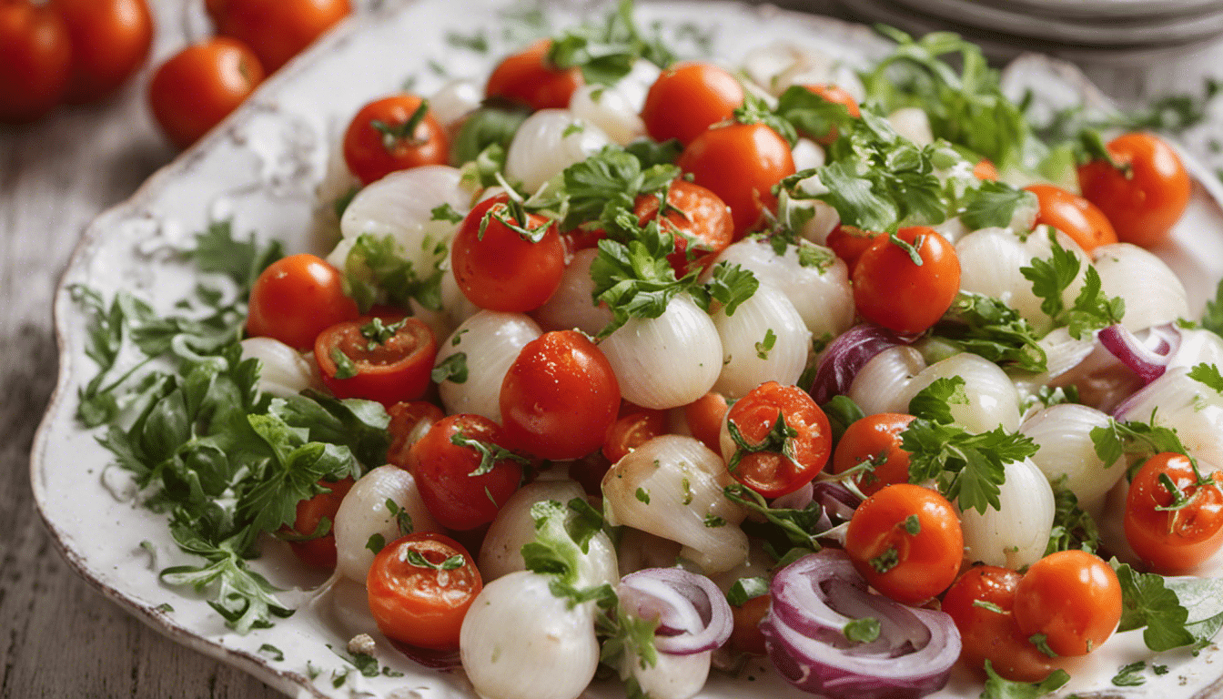 Pearl Onion and Cherry Tomato Salad