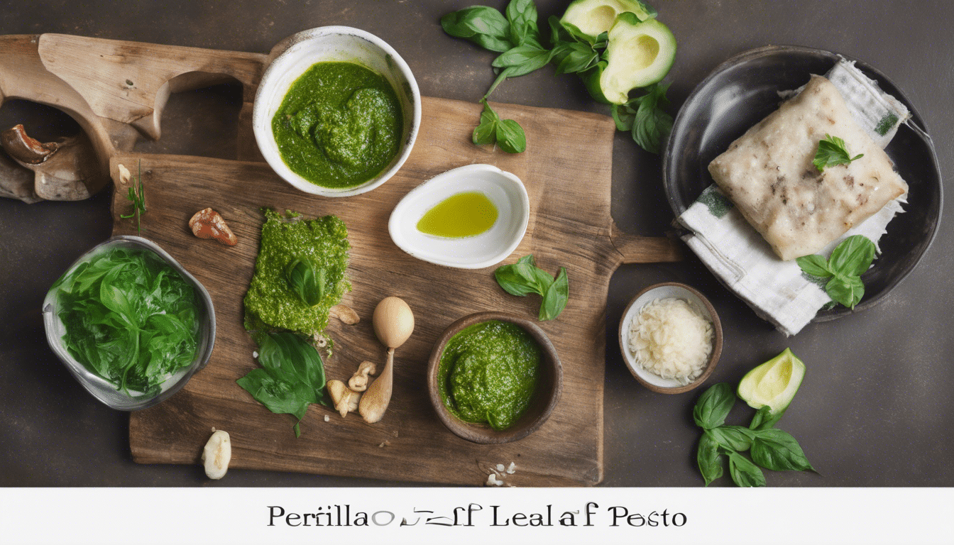 Perilla Leaf Pesto