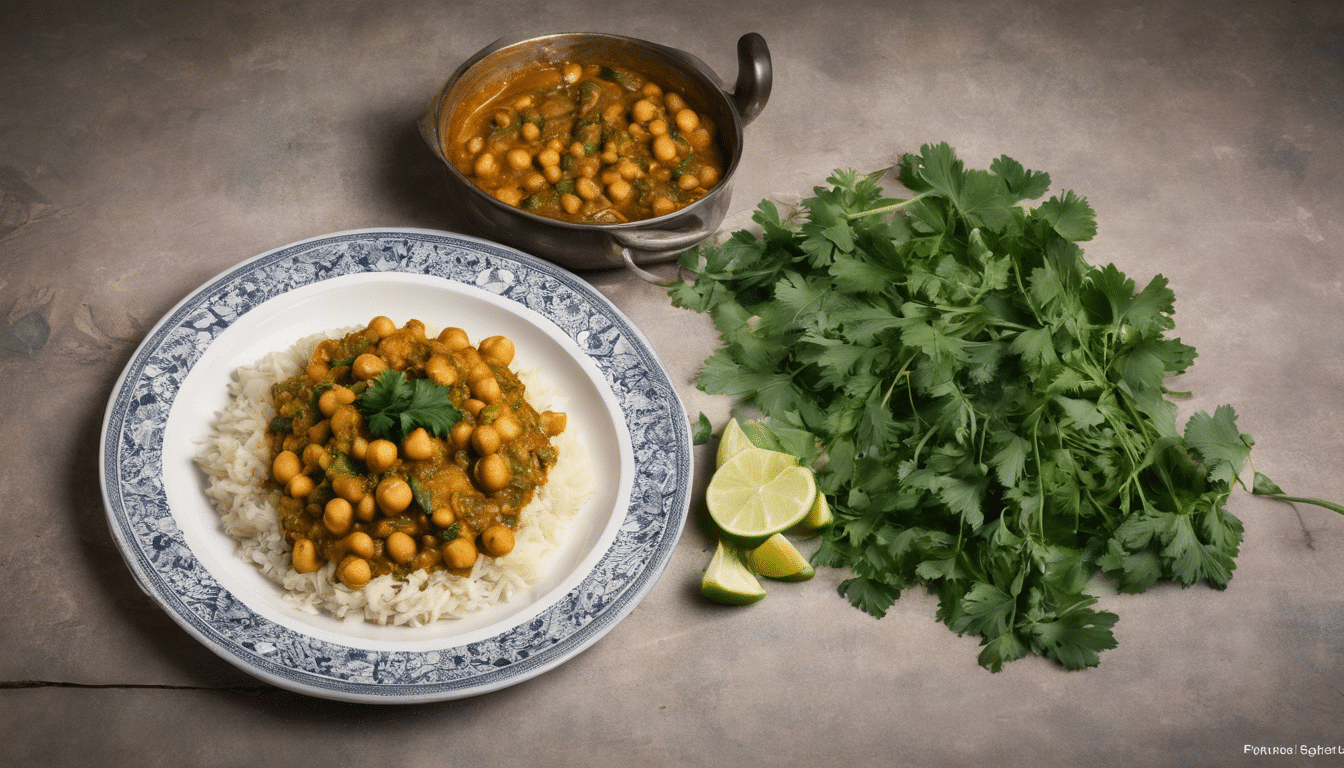 Persian Hogweed and Chickpea Curry