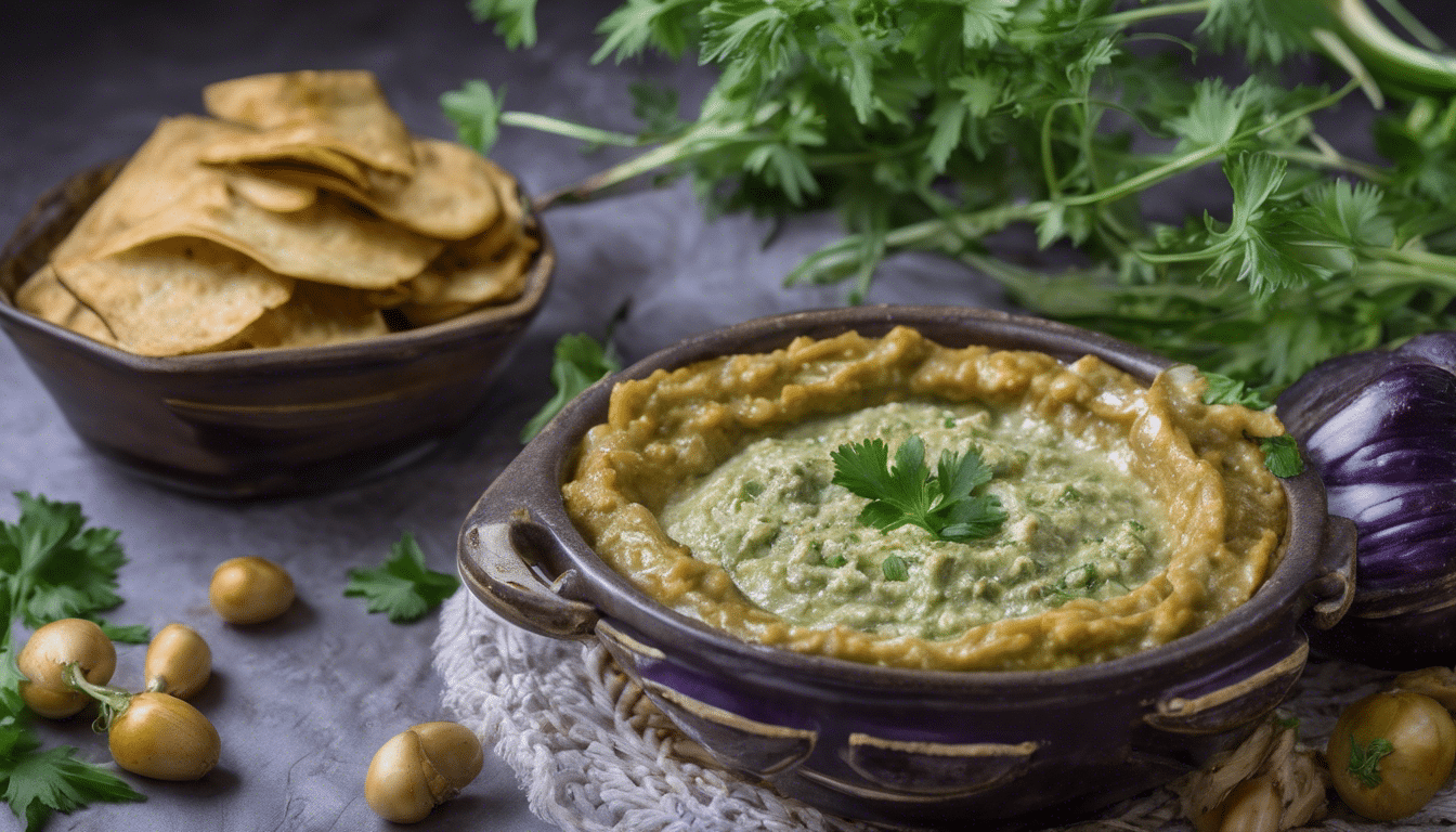 Persian Hogweed and Eggplant Dip