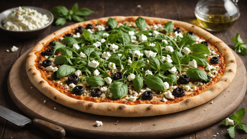 Persian Hogweed & Goat Cheese Pizza - Your Gourmet Guru