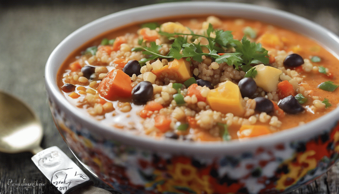 Peruvian Quinoa Stew with Peruvian pepper