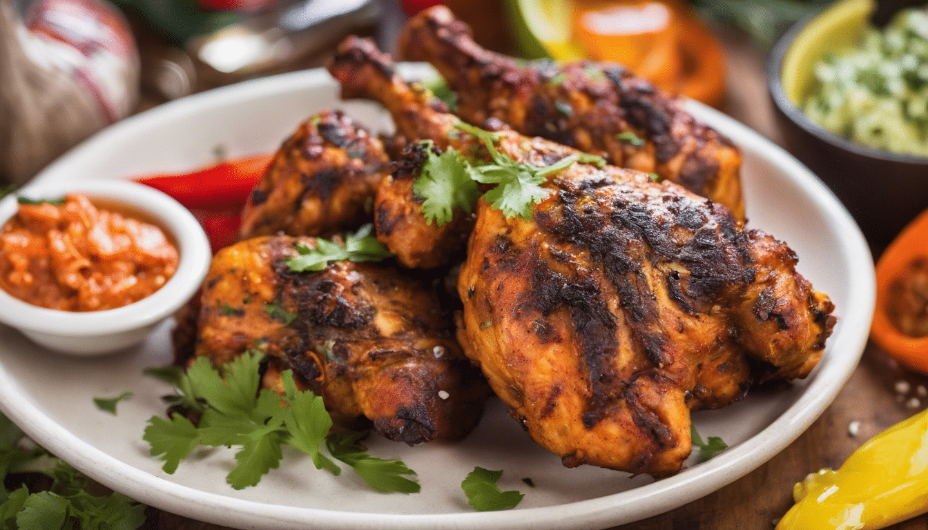 Peruvian Spicy Chicken (Pollo a la Brasa) with Peruvian pepper