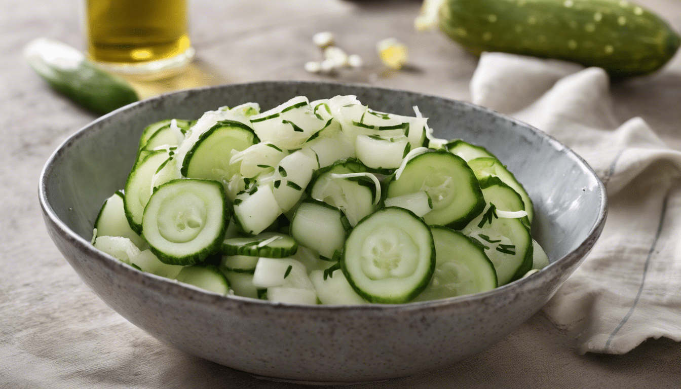 Pickled Onion and Cucumber Salad