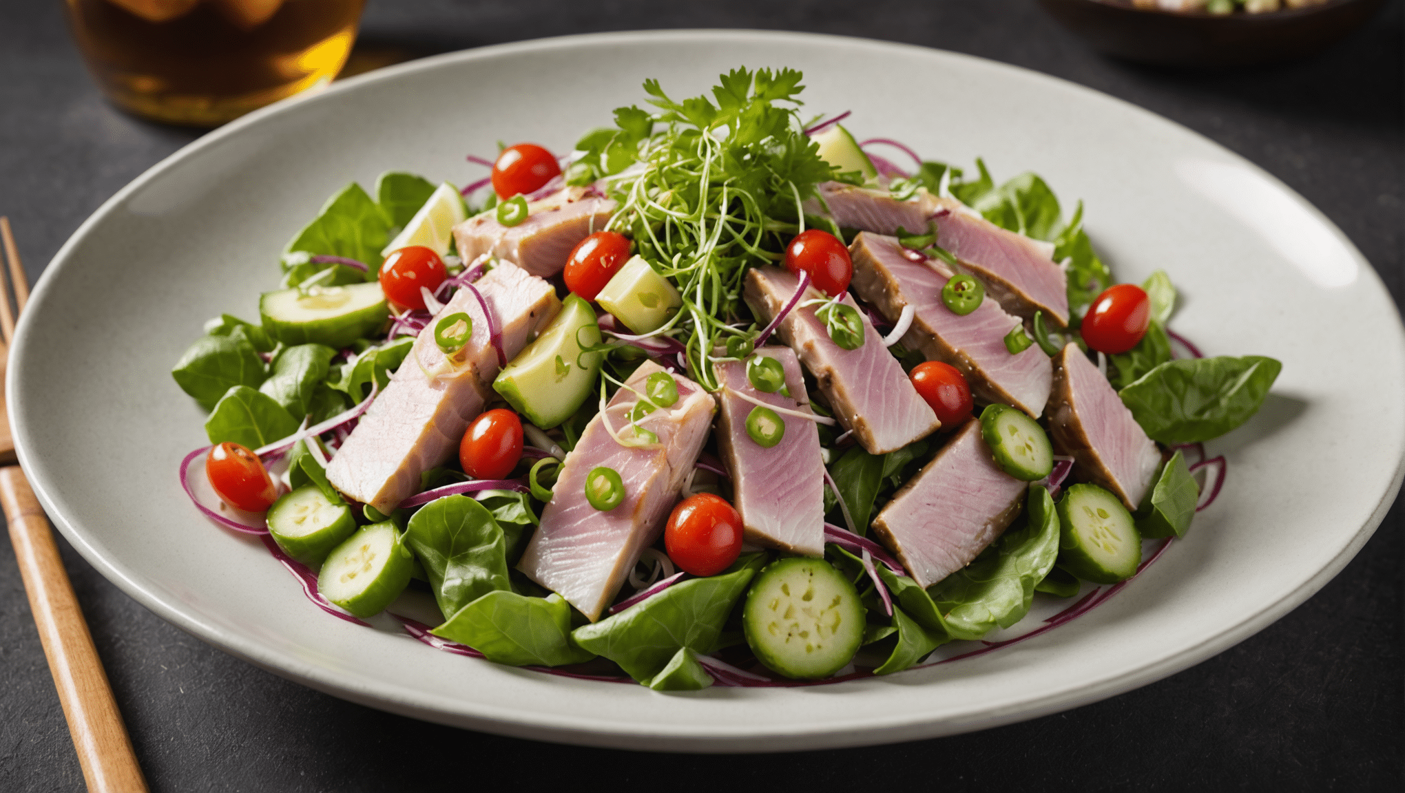 Pickled Yellowtail Salad