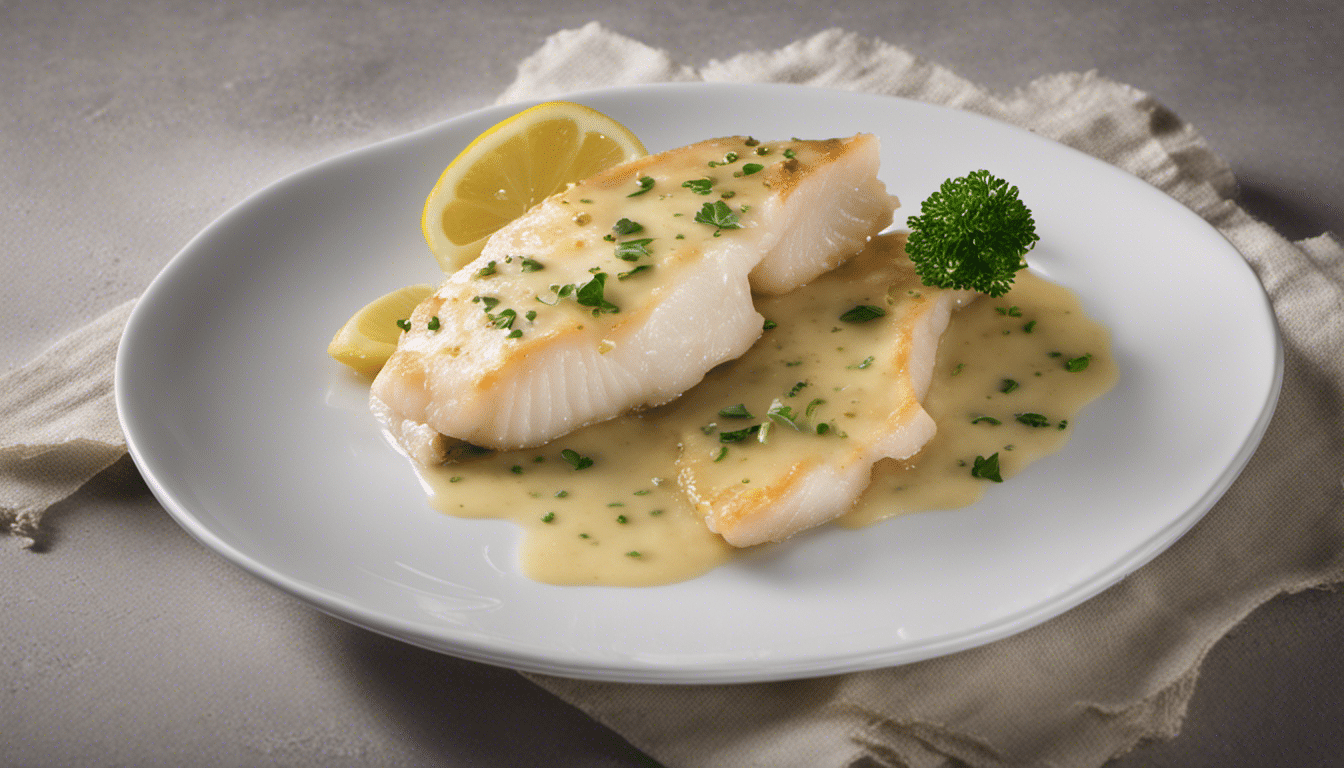 Pike Perch Fillets with Lemon Sauce