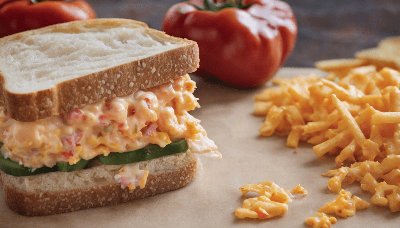 Delicious Pimiento Cheese Sandwich