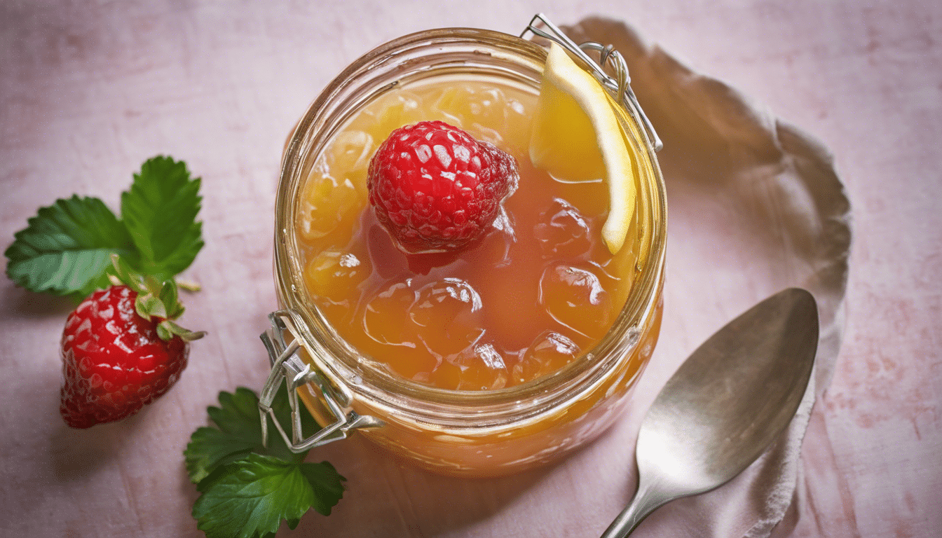 Pineberry and Lemon Jam