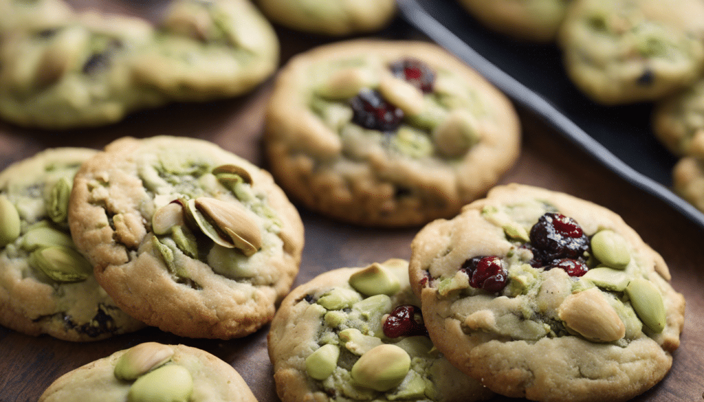 Pistachio and Barberry Cookies
