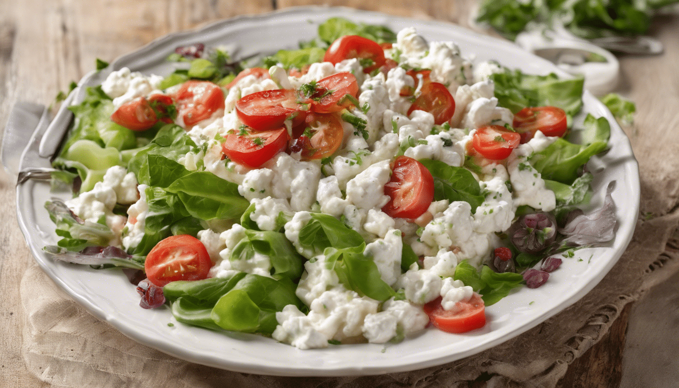 Delicious Pitogo and Cottage Cheese Salad