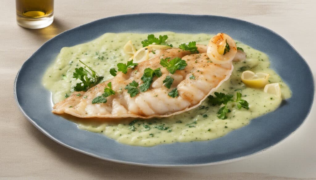 Plaice with Brown Shrimp and Parsley Butter
