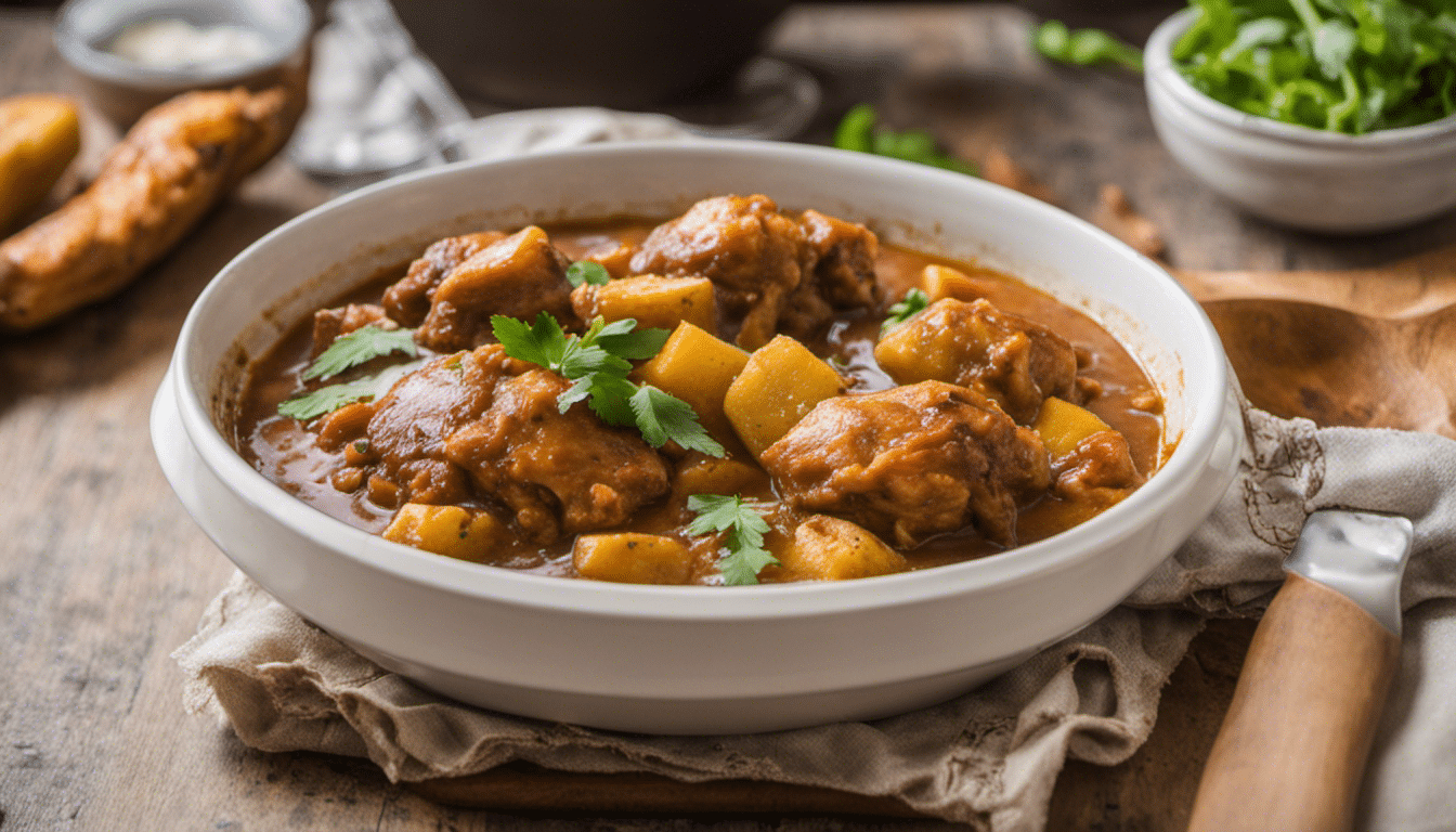 Plantain and Chicken Stew