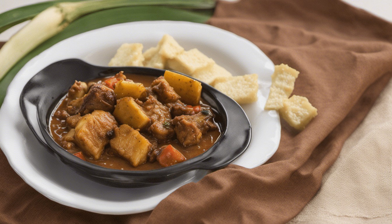 Plantain and Chicken Stew