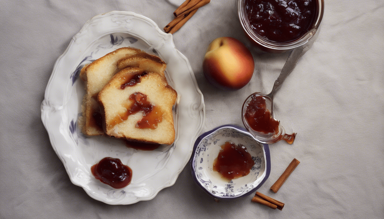 Bowl of homemade Plumcot and Cinnamon Jam