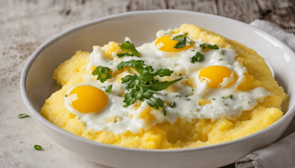 Polenta with Cheese and Eggs